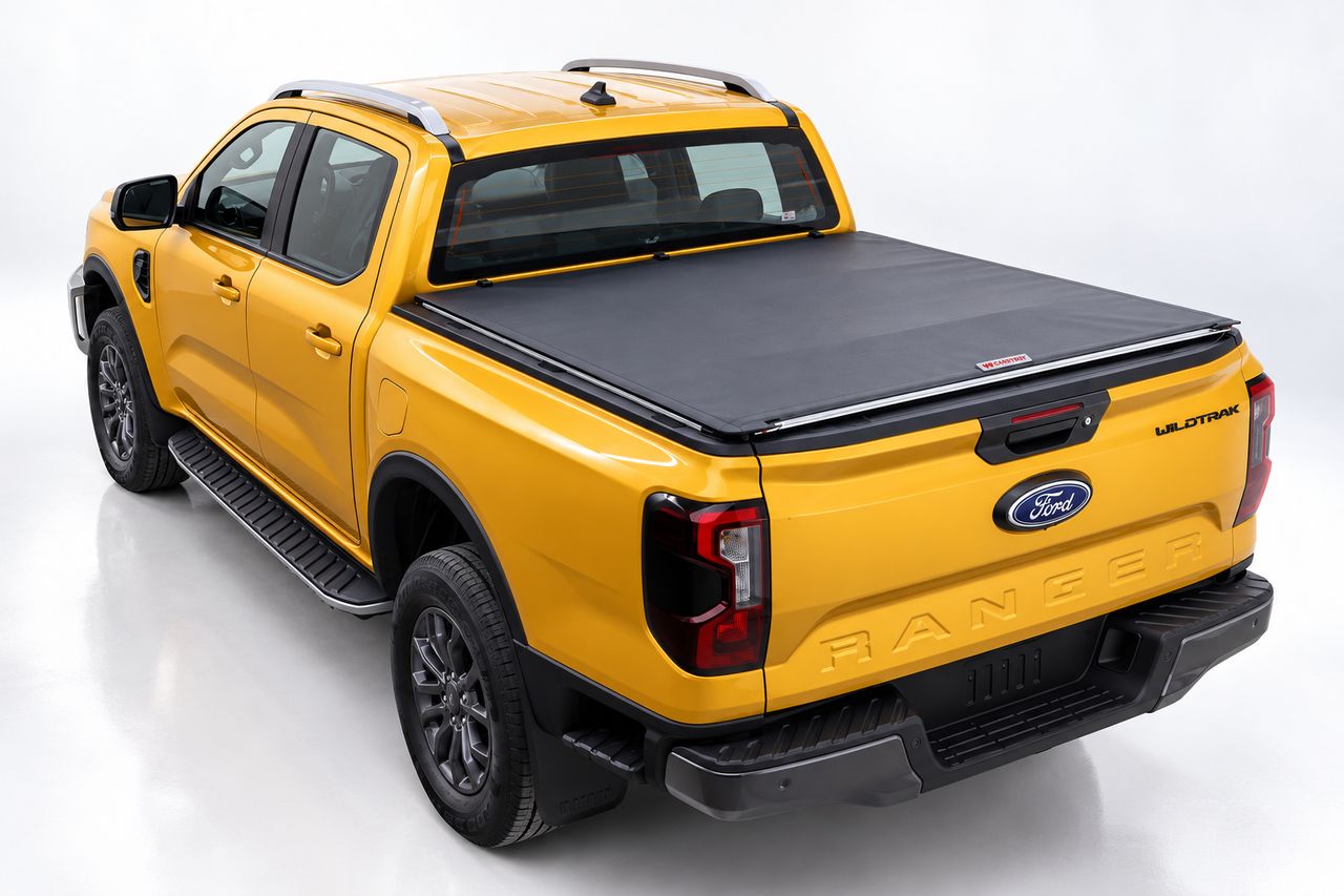 Ford Ranger Next Gen open cab with the Softlid closed