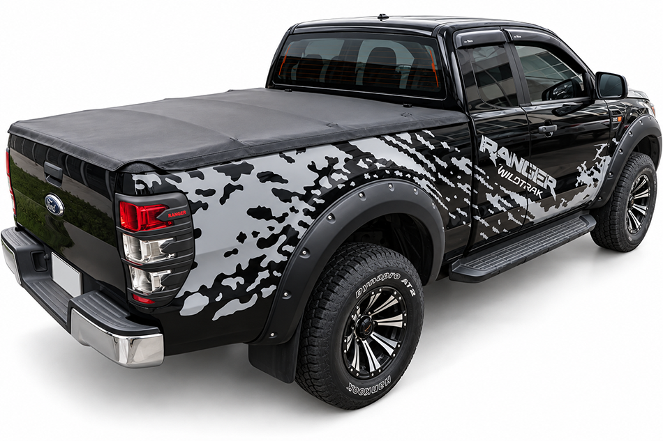 Customer install: Ford Ford Ranger T6, Cab with the CARRYBOY Softlid Lite