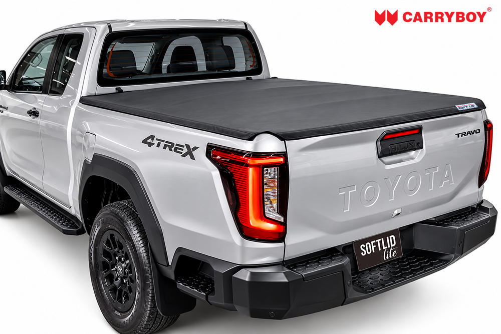 Customer install: Toyota Hilux Travo, Cab with the CARRYBOY Softlid Lite