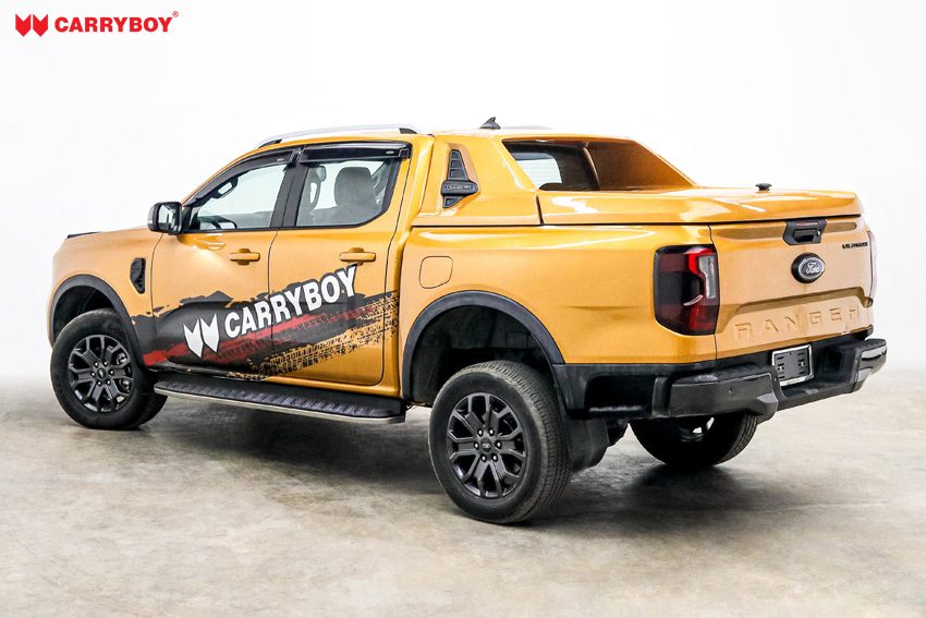 Ford Ranger with the Full Box closed, rear left view